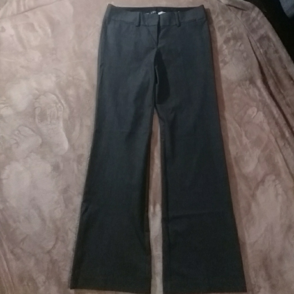 Ann Taylor Loft Mariposa Trouser dark gray.